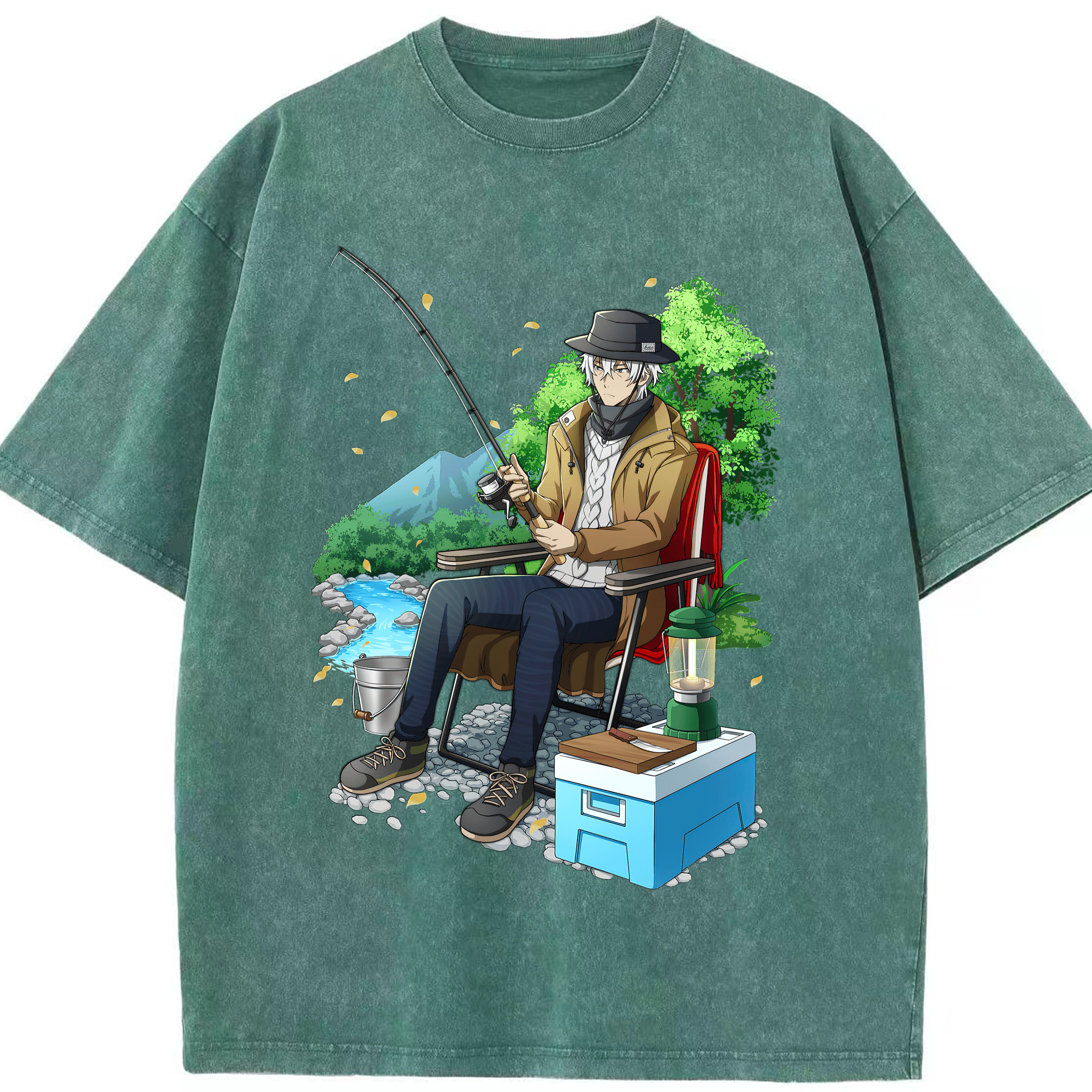 （画像用） 文豪ストレイドッグス Bungo Stray Dogs 綿100% ヴィンテージ風 半袖Tシャツ（フロントプリント）